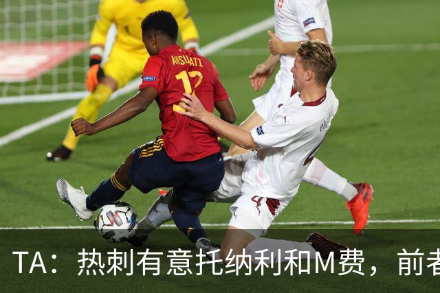 TA：热刺有意托纳利和M费，前者标价1亿镑后者标价8000万镑